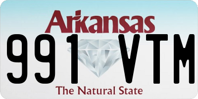 AR license plate 991VTM