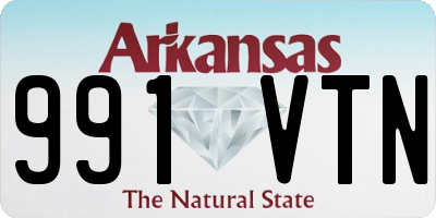 AR license plate 991VTN