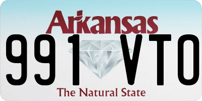 AR license plate 991VTO