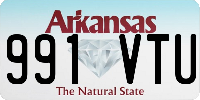 AR license plate 991VTU