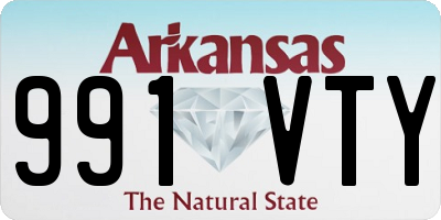 AR license plate 991VTY