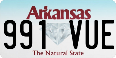 AR license plate 991VUE