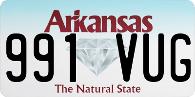 AR license plate 991VUG