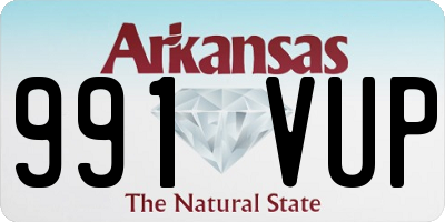 AR license plate 991VUP