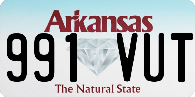 AR license plate 991VUT