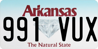 AR license plate 991VUX