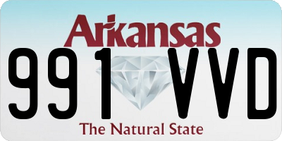 AR license plate 991VVD