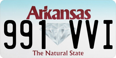 AR license plate 991VVI