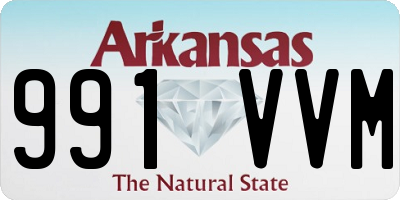 AR license plate 991VVM