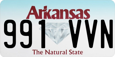 AR license plate 991VVN
