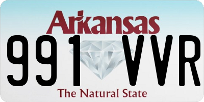 AR license plate 991VVR