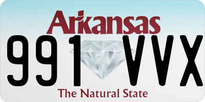 AR license plate 991VVX