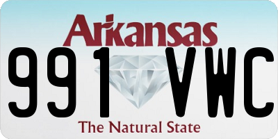 AR license plate 991VWC