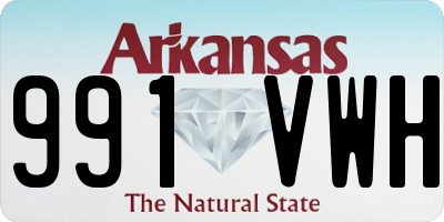 AR license plate 991VWH