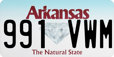 AR license plate 991VWM