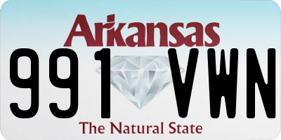 AR license plate 991VWN