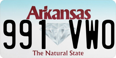 AR license plate 991VWO