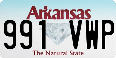 AR license plate 991VWP