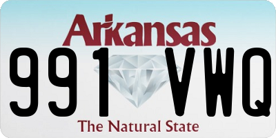 AR license plate 991VWQ