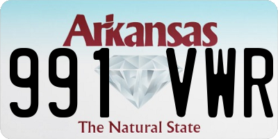 AR license plate 991VWR
