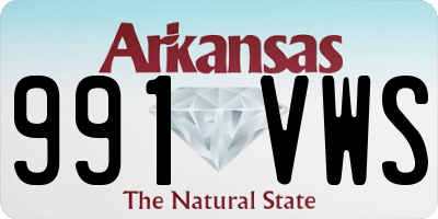AR license plate 991VWS