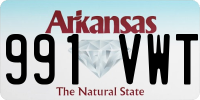 AR license plate 991VWT