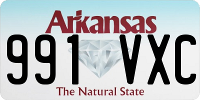 AR license plate 991VXC