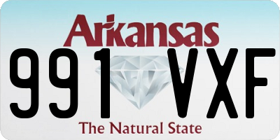 AR license plate 991VXF