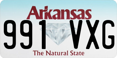 AR license plate 991VXG