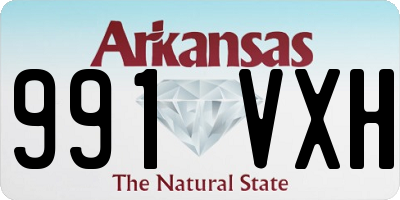 AR license plate 991VXH