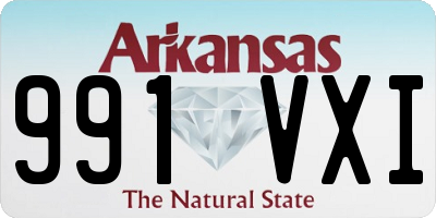 AR license plate 991VXI