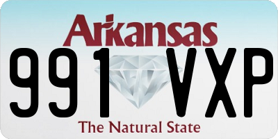 AR license plate 991VXP