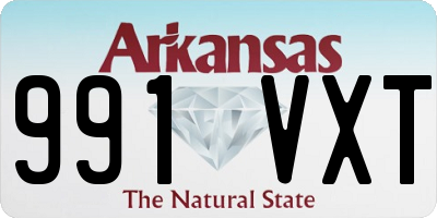 AR license plate 991VXT