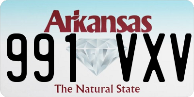 AR license plate 991VXV