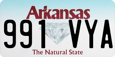 AR license plate 991VYA