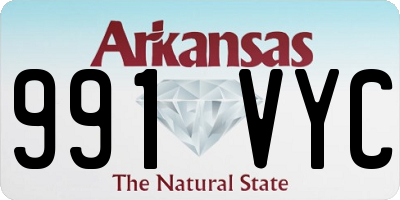 AR license plate 991VYC