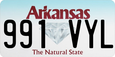 AR license plate 991VYL