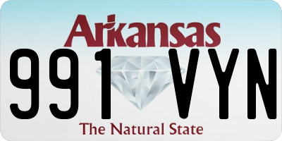 AR license plate 991VYN