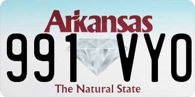 AR license plate 991VYO