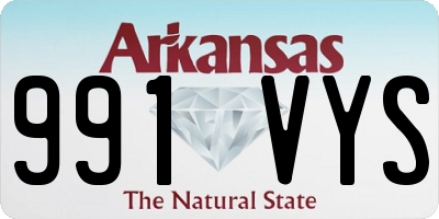 AR license plate 991VYS