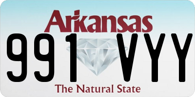 AR license plate 991VYY