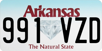AR license plate 991VZD