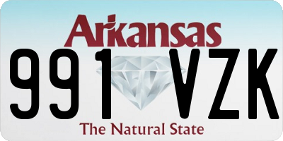 AR license plate 991VZK