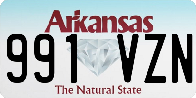AR license plate 991VZN