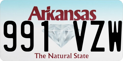 AR license plate 991VZW