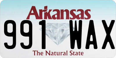 AR license plate 991WAX