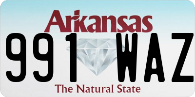 AR license plate 991WAZ