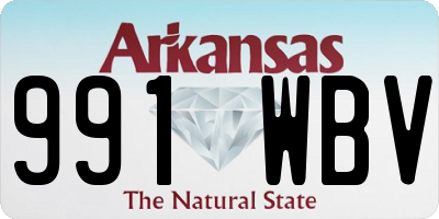 AR license plate 991WBV
