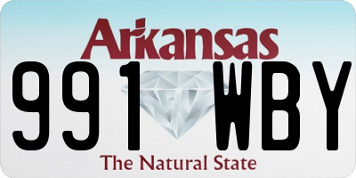 AR license plate 991WBY