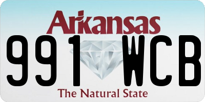 AR license plate 991WCB